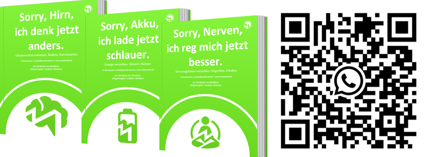 Glaubenssätze ändern, Energiemanagement, Stressregulation, Achtsamkeit, Resilienz, WhatsApp Kanal, Stressmanagement im Alltag Workbooks zu Stress und Resilienz, Glaubenssätze, Energiemanagement, Stressregulation, Achtsamkeit, WhatsApp Kanal